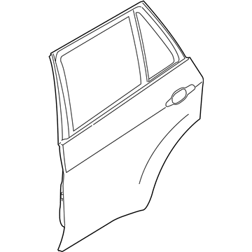 BMW 41517386743 Door, Rear Left