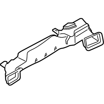 BMW 64229292191 Cold Air Duct, Left