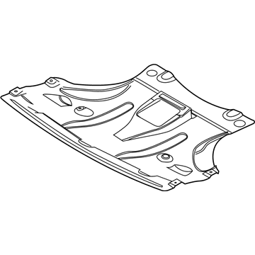 BMW 51713402370 Engine Compartment Shielding, Front