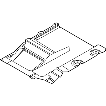 BMW 51753423696 Underside Panelling With Air Shaft