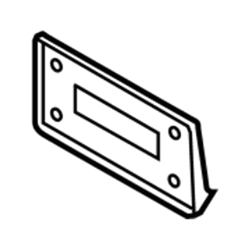 BMW 51113414604 Licence Plate Base