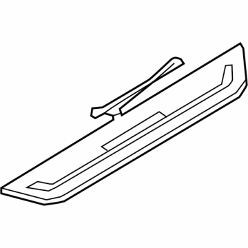 BMW 51478077337 TRIM COVER FOR DOOR SILL, LI