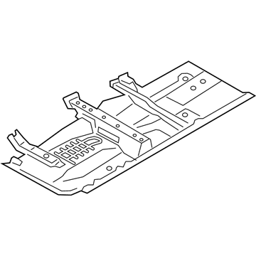 2020 BMW M340i Floor Pan - 41007487120