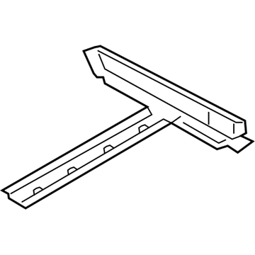 BMW 41007487315 CROSS BRACE, HEEL PLATE, LEF