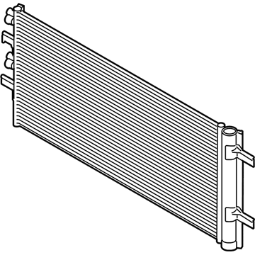 BMW 64509271206 Condenser Air Conditioning With Drier