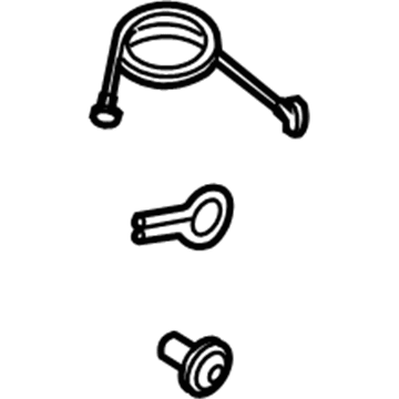 BMW 54347152555 Set Of Fittings, Folding Top