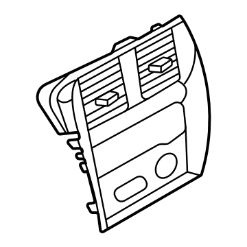 BMW 64225A05665 FRESH AIR GRILLE REAR ROOM