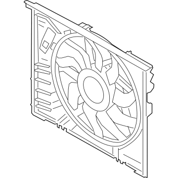 2024 BMW M440i xDrive A/C Condenser Fan - 17428666818