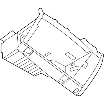 BMW 51169200970 Glove Box Housing