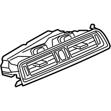 BMW 64229166891 Fresh Air Grille Center