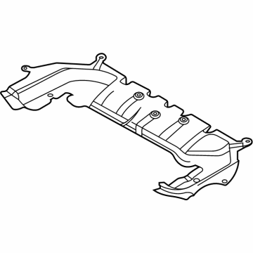 BMW 51757463446 ENGINE ENCAPSULATION, FRONT