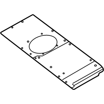 BMW 65108235277 Mounting Plate Left