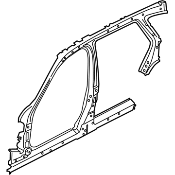 BMW 41007427483 Side Frame, Middle Left