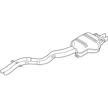 2015 BMW Z4 Muffler - 18307647052