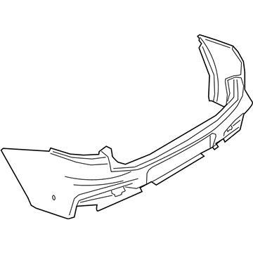 BMW 51128078839 Panel, Bumper, Primed, Rear