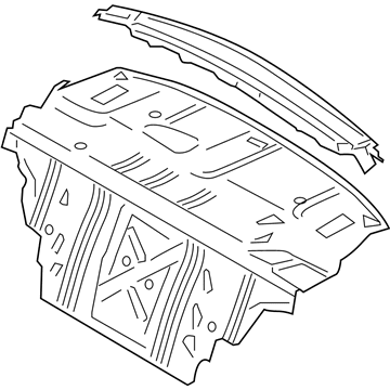 BMW 41347204092 Partition Trunk