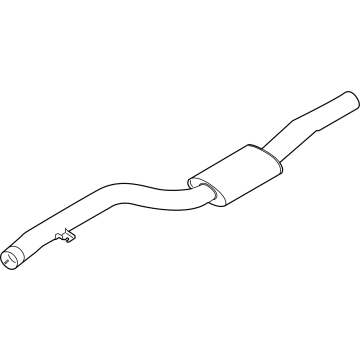 BMW 750e xDrive Exhaust Pipe - 18305A2C2B6