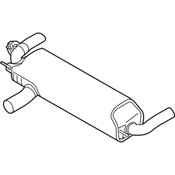 BMW 750e xDrive Exhaust Pipe - 18305A2C2B4