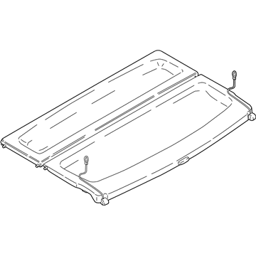 BMW 51467378621 Rear Window Shelf