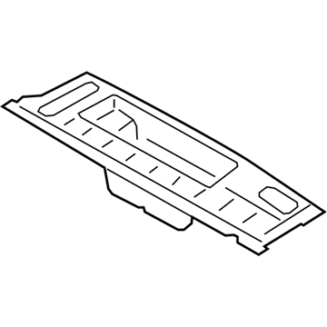 BMW 51477226446 Luggage Compartment.Indentation Trim Panel