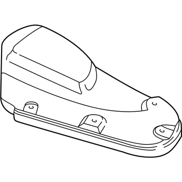 BMW 64318390537 Left Microfilter Air Channel