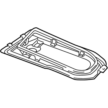 BMW 64318390995 Left Microfilter Service Cover