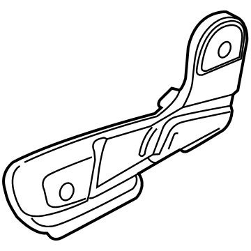 BMW 52105A1C4A1 SEAT TRIM, OUTER LEFT