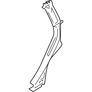 BMW 41007385436 Reinforcement Column C, Bottom, Right