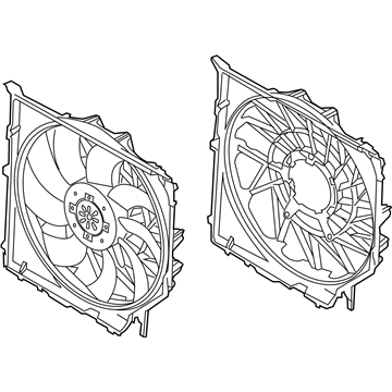 BMW X3 A/C Condenser Fan - 17113400022