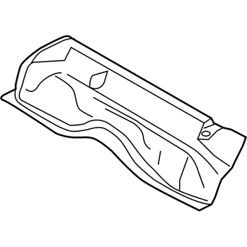 BMW 41117333907 CROSS MEMBER, TRUNK FLOOR, F