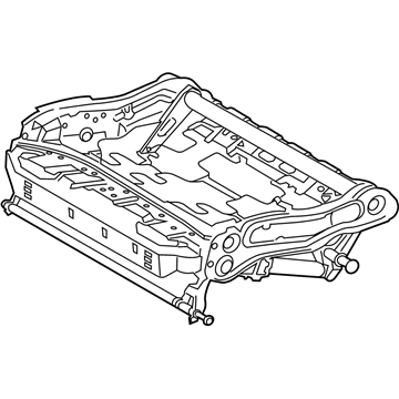 BMW 52107299669 Seat Frame, Semi-Electric, Left