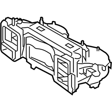 BMW 64116933900 Empty Housing, Evaporator