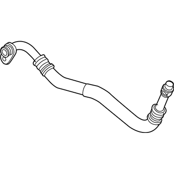 BMW 535xi Oil Cooler Hose - 17227560979