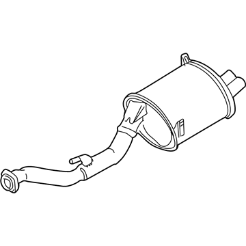 1999 BMW Z3 M Tail Pipe - 18101404317