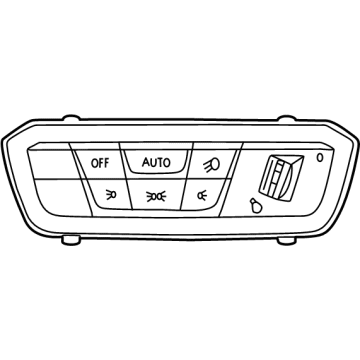 2022 BMW 330e xDrive Headlight Switch - 61315A16B17