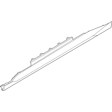 BMW 51775A2E9C4 DOOR SILL COVER, PRIMED RIGH