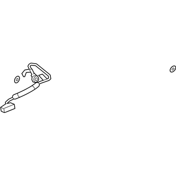 BMW 11538485578 Coolant Line, Return From Turbocharger