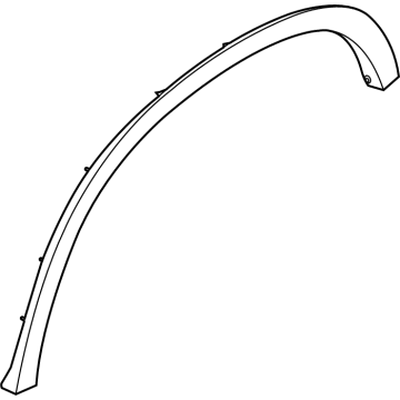 BMW 51775A01688 WHEEL ARCH TRIM RIGHT REAR