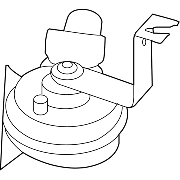 BMW 61337400704 Air Horn Low