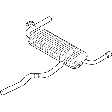 2019 BMW X2 Exhaust Pipe - 18309494190