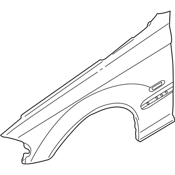 BMW 41357042323 Side Panel, Front Left