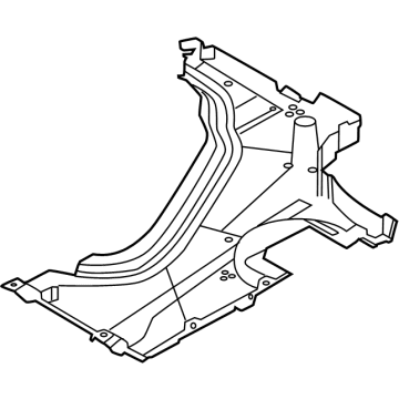 BMW 51758491261 Underbody Panelling, Tank, Left