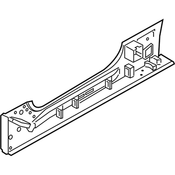 BMW 41007480952 SIDE MEMBER, INNER RIGHT