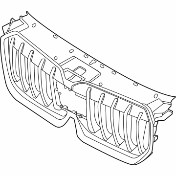 BMW 51139880305 FRONT ORNAMENTAL GRILLE