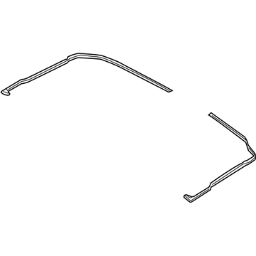 2005 BMW 645Ci Weather Strip - 51767046400