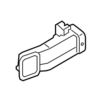 BMW 13718053368 INTAKE DUCT, RIGHT