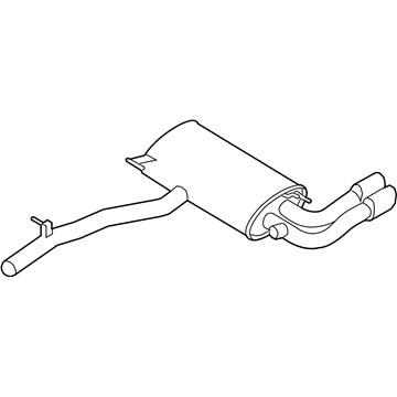 2011 BMW X3 Tail Pipe - 18307646096