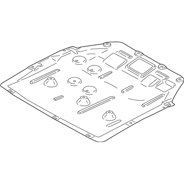 BMW 51757343142 Underbonnet Screen