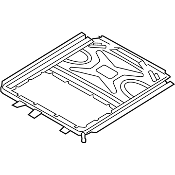 BMW 54107189245 Sliding Roof Frame