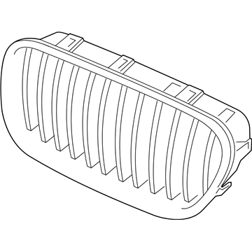 BMW 51137412323 Grille, Front, Left